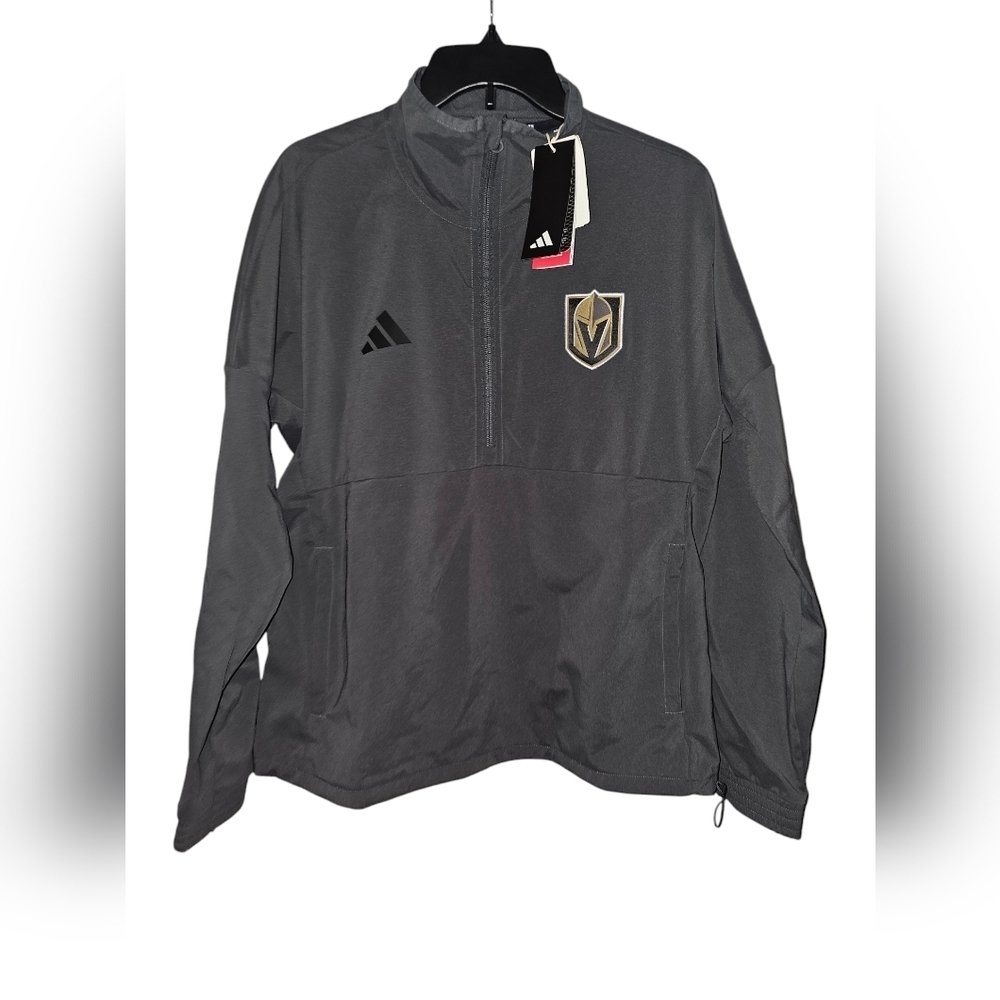 Adidas NHL Las Vegas Knights 1/4 Zip Mock Neck Women's Jacket IP5845